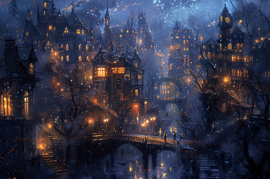 Lights of the Quiet City - 1000 Piece Therapeutic Puzzle